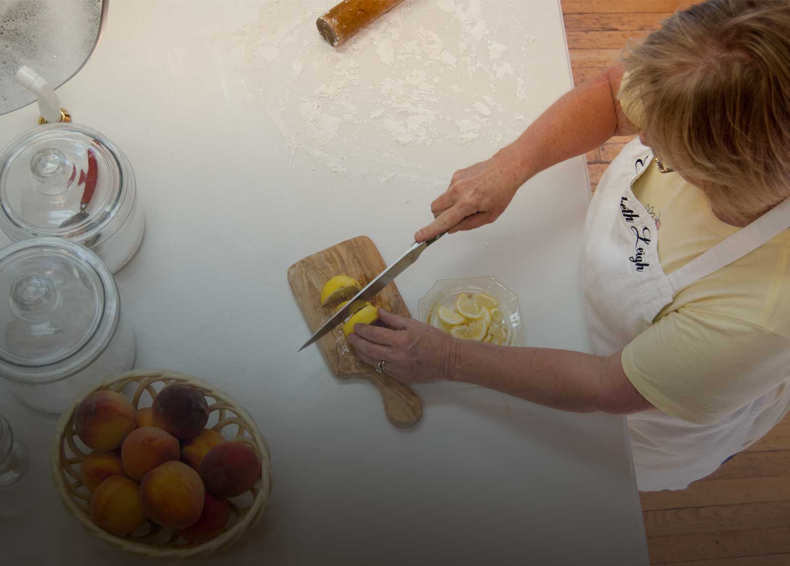 In the kitchen of Elizabeth Leigh Inn, the premier bed and breakfast in Hendersonville NC.